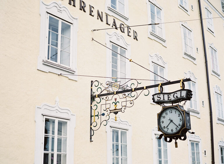 shopping streets of Salzburg